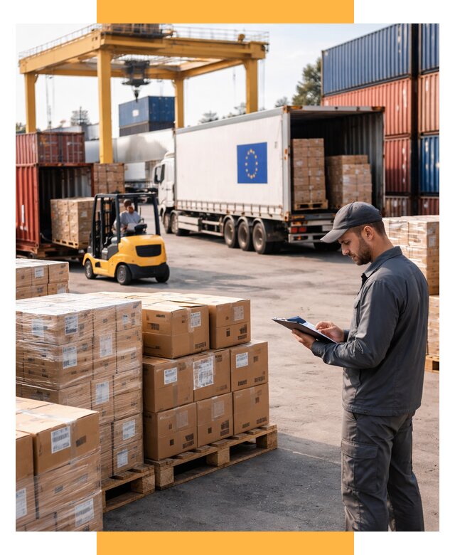 Доставка грузов из Европы от 12331 р., логистика СетСервис-Сба