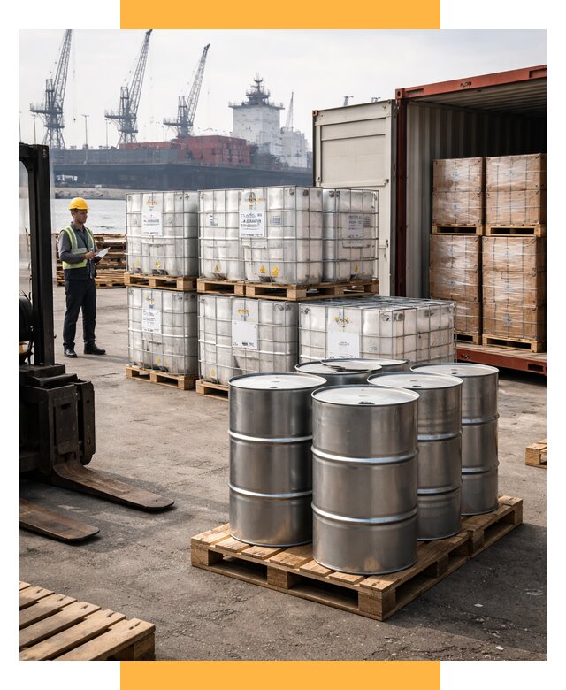 Доставка химического сырья из Индии от 256900 р. | СетСервис-Сба