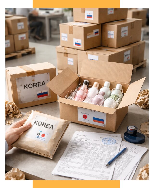 Доставка косметики из Кореи от 8735 р. под ключ | СетСервис-Сба