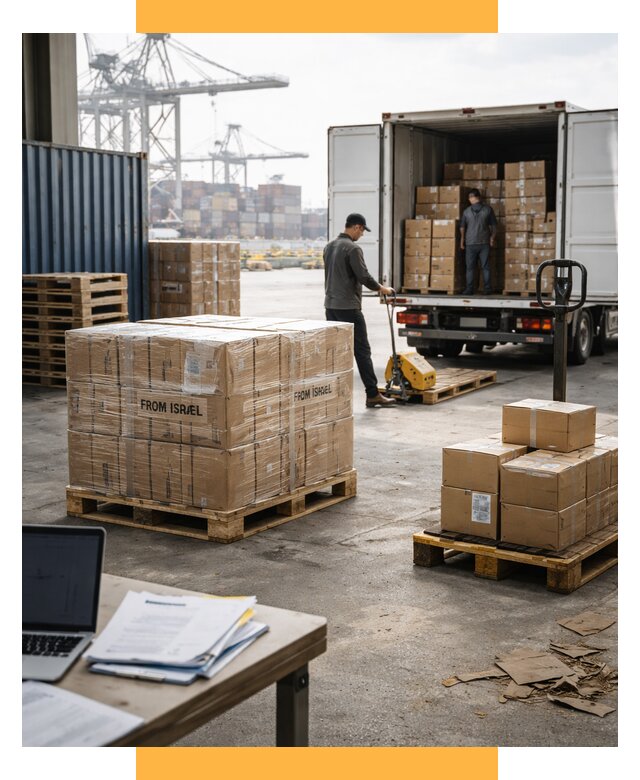 Доставка грузов из Израиля от 15414 р., логистика от СетСервис-Сба