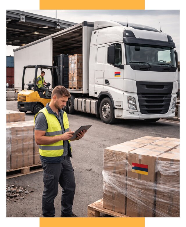 Автоперевозки из Армении от 97622 р. — услуги СетСервис-Сба