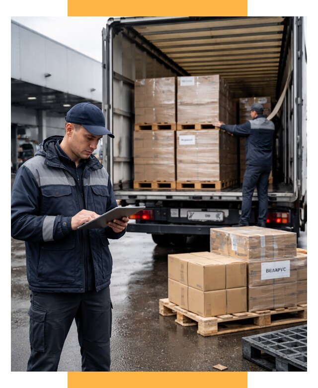 Доставка грузов из Беларуси от 15414 р. логистика СетСервис-Сба