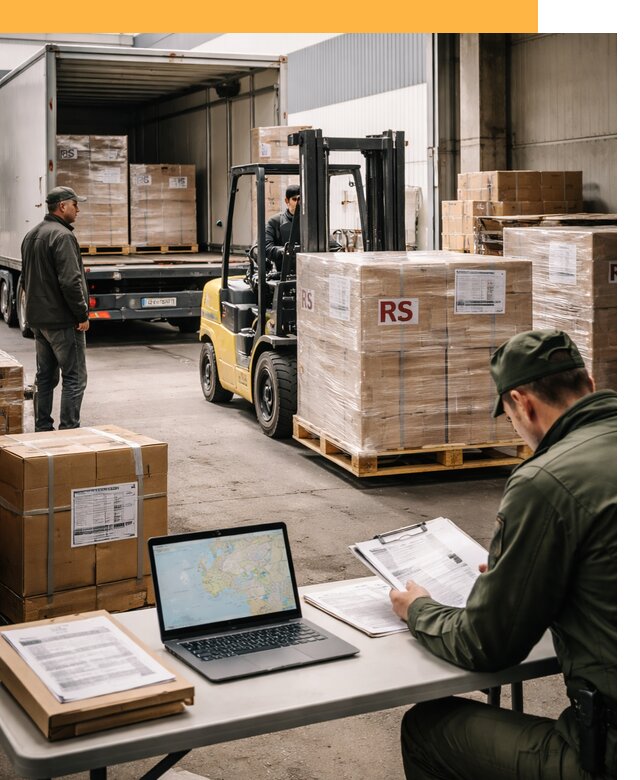 Доставка грузов в Сербию от 46242 руб, международные перевозки