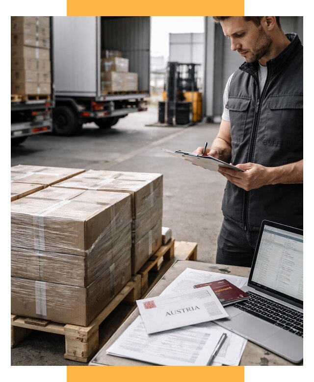 Доставка в Австрию от 66794 р. Логистика и экспорт СетСервис-Сба