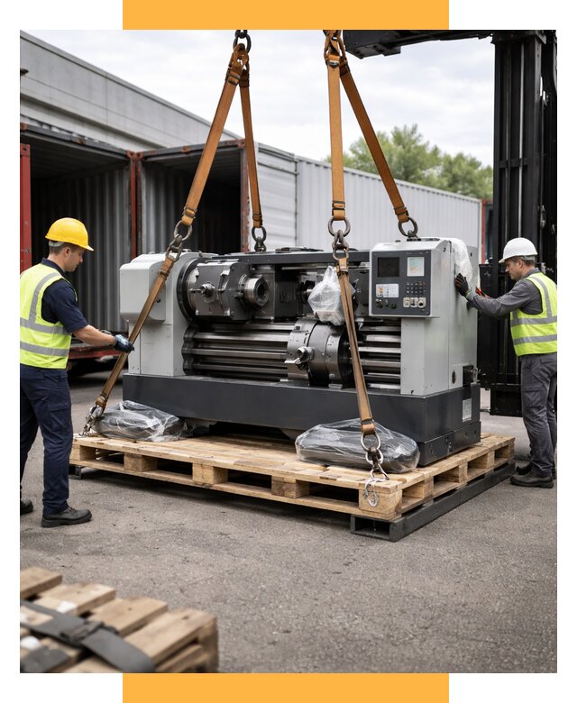 Перевозка станков и таможня от 61656 р. | СетСервис-Сба логистика