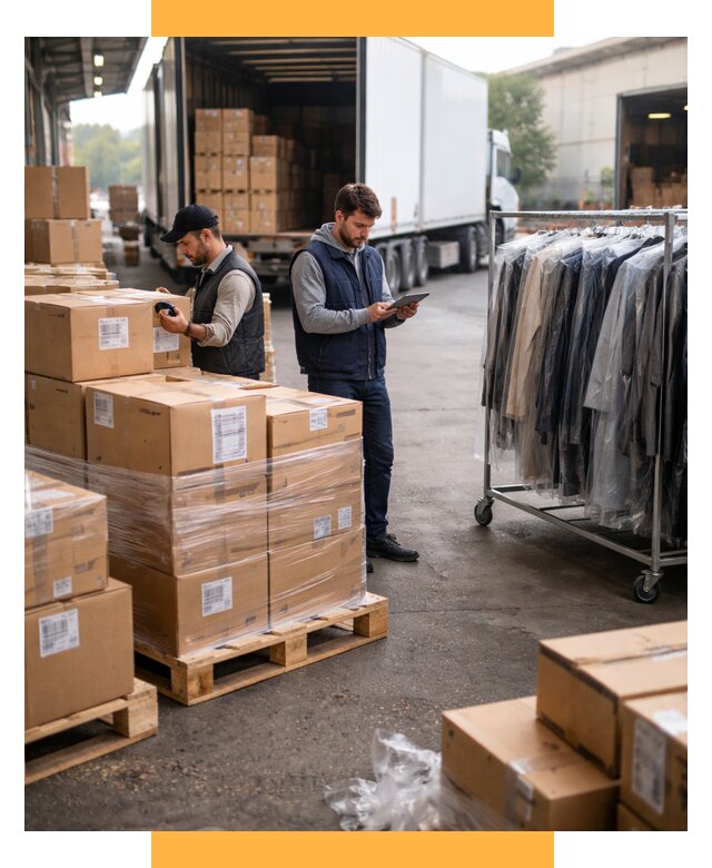 Перевозка и доставка одежды из Китая от 7707 р., СетСервис-Сба