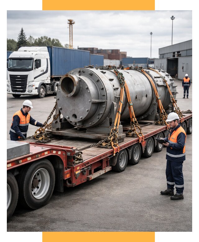 Перевозка тяжеловесных грузов под ключ от 154140 р. | СетСервис-Сба