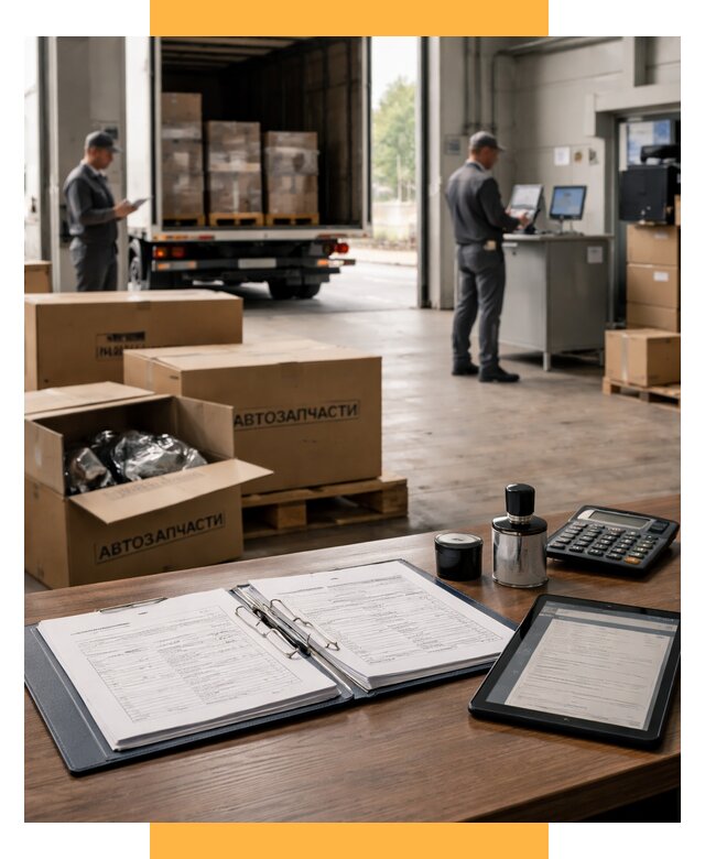 Таможенное оформление автозапчастей под ключ от 8735 р., СетСервис-Сба