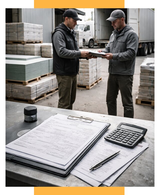 Таможенное оформление стройматериалов от 8735 р. | СетСервис-Сба